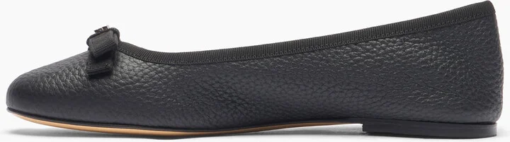 Casadei Leather Ballet Flats - Woman Flats And Loafers Black 38 - Image 3