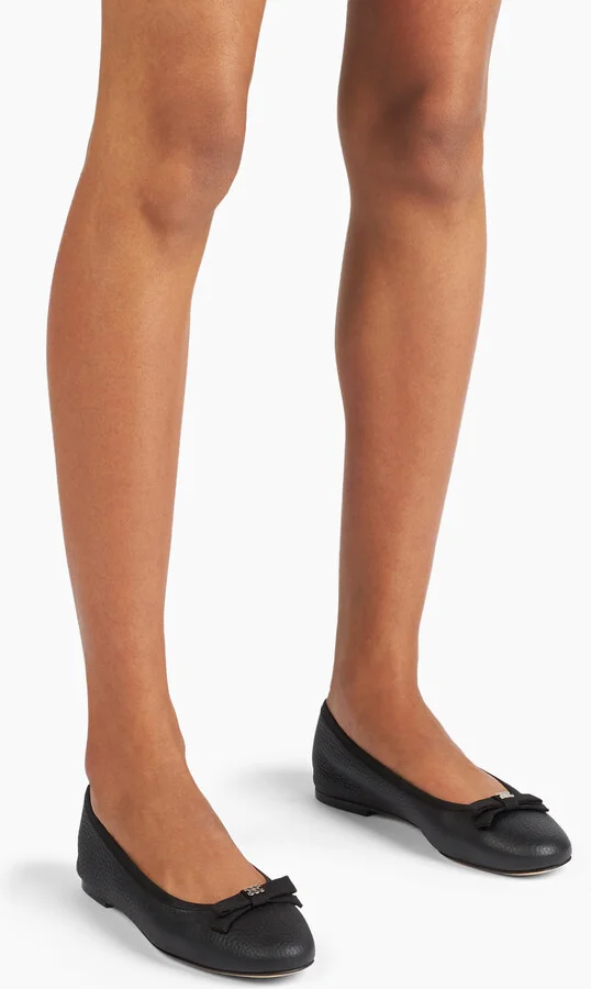 Casadei Leather Ballet Flats - Woman Flats And Loafers Black 38 - Image 6