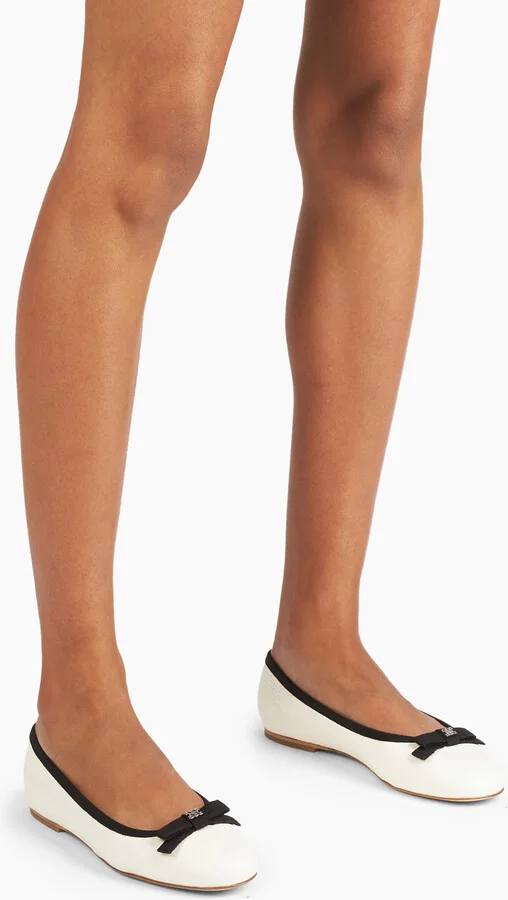 Casadei Leather Ballet Flats - Woman Flats And Loafers Off White 36.5 - Image 6