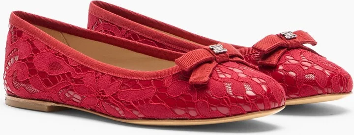 Casadei Liberty Ballet Flats - Woman Flats And Loafers Red Passion 36.5 - Image 2
