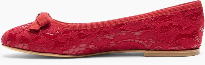 Casadei Liberty Ballet Flats - Woman Flats And Loafers Red Passion 36.5 - Image 3