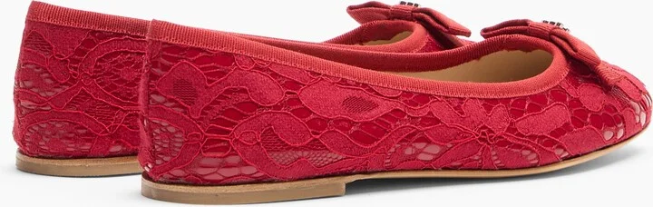 Casadei Liberty Ballet Flats - Woman Flats And Loafers Red Passion 36.5 - Image 4