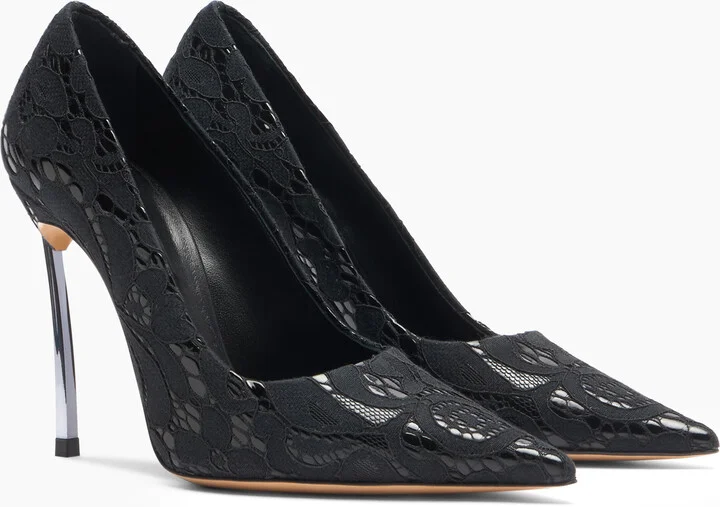 Casadei Liberty Blade Pumps - Woman Pumps And Slingback Black 40.5 - Image 2