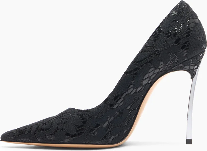 Casadei Liberty Blade Pumps - Woman Pumps And Slingback Black 40.5 - Image 3
