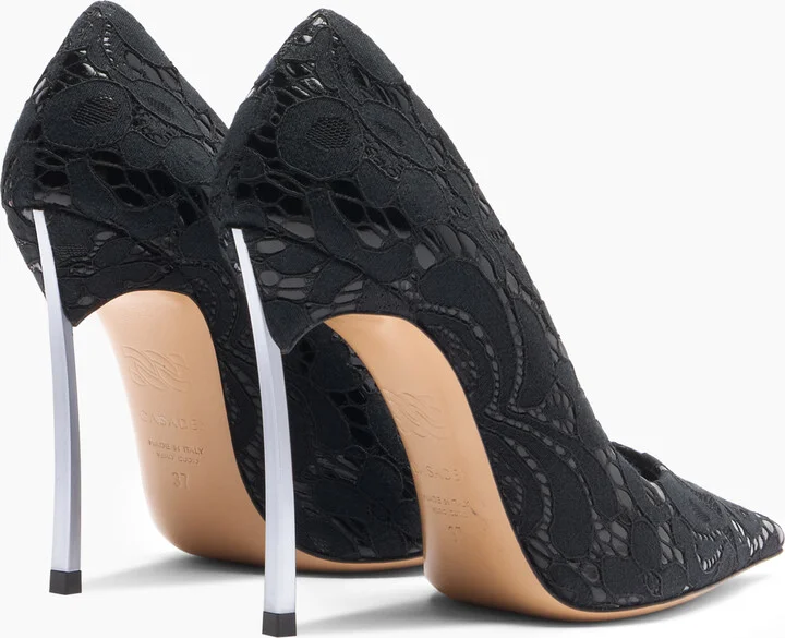 Casadei Liberty Blade Pumps - Woman Pumps And Slingback Black 40.5 - Image 4
