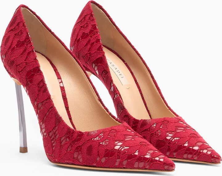 Casadei Liberty Blade Pumps - Woman Pumps And Slingback Red Passion 42 - Image 2