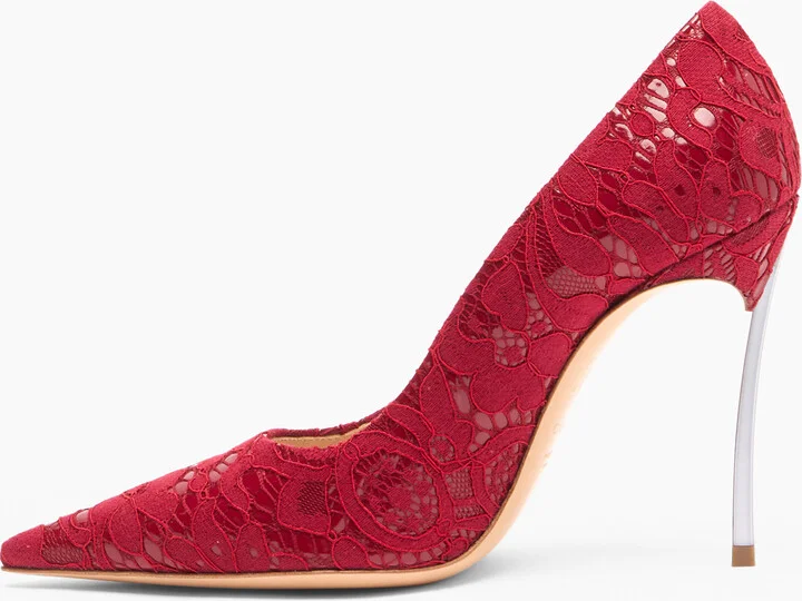 Casadei Liberty Blade Pumps - Woman Pumps And Slingback Red Passion 42 - Image 3