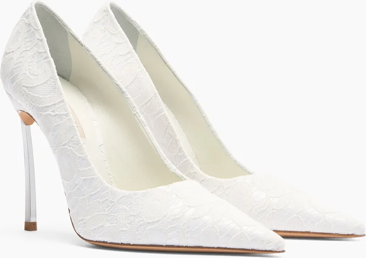 Casadei Liberty Blade Pumps - Woman Pumps And Slingback White 35 - Image 2