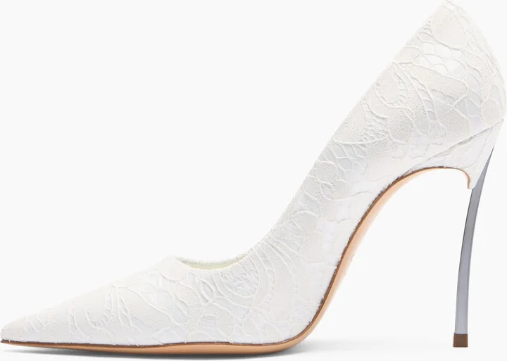 Casadei Liberty Blade Pumps - Woman Pumps And Slingback White 35 - Image 3
