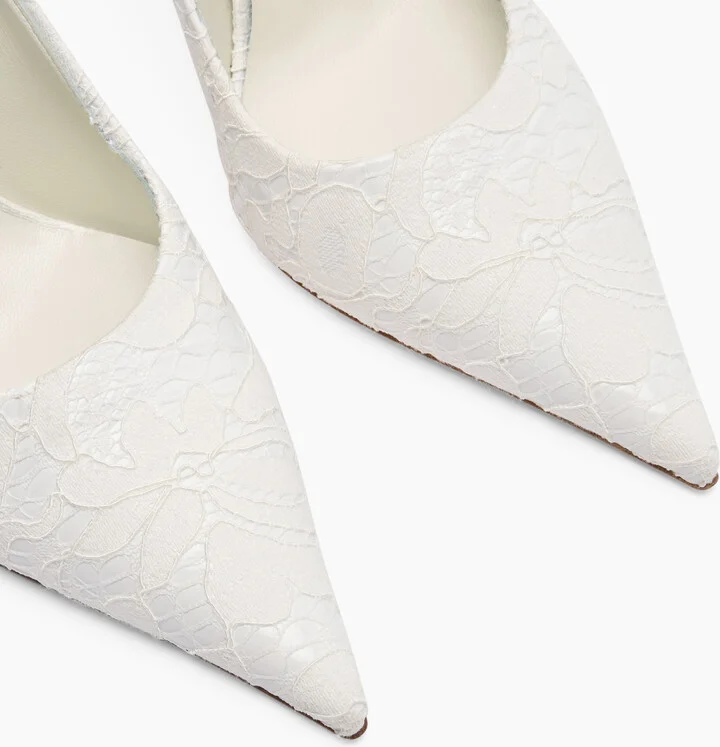 Casadei Liberty Blade Pumps - Woman Pumps And Slingback White 35 - Image 5