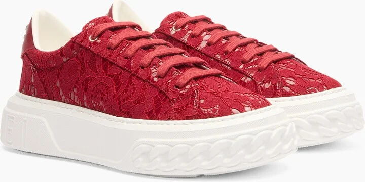 Casadei Liberty Off Road Sneakers - Woman Sneakers Red Passion 38 - Image 2