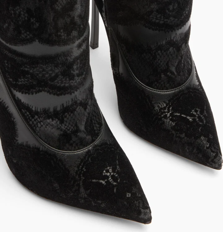 Casadei Lingerie Blade Over The Knee - Woman Over The Knee Boots Black 35.5 - Image 5