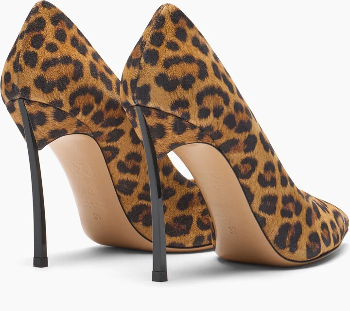 Casadei Malesia Blade Pumps - Woman Pumps And Slingback Leopard 38.5 - Image 4