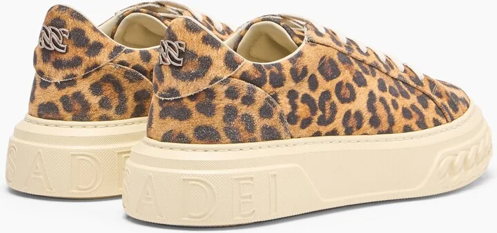 Casadei Malesia Off Road Sneakers - Woman Sneakers Leopard 36.5 - Image 4
