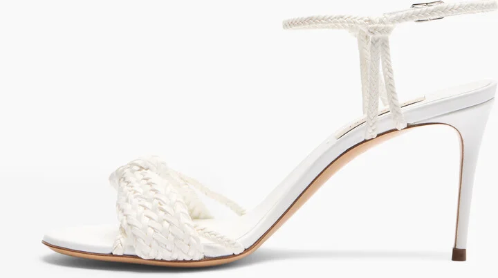 Casadei Marbella Julia Sandal - Woman Sandals White 39 - Image 3
