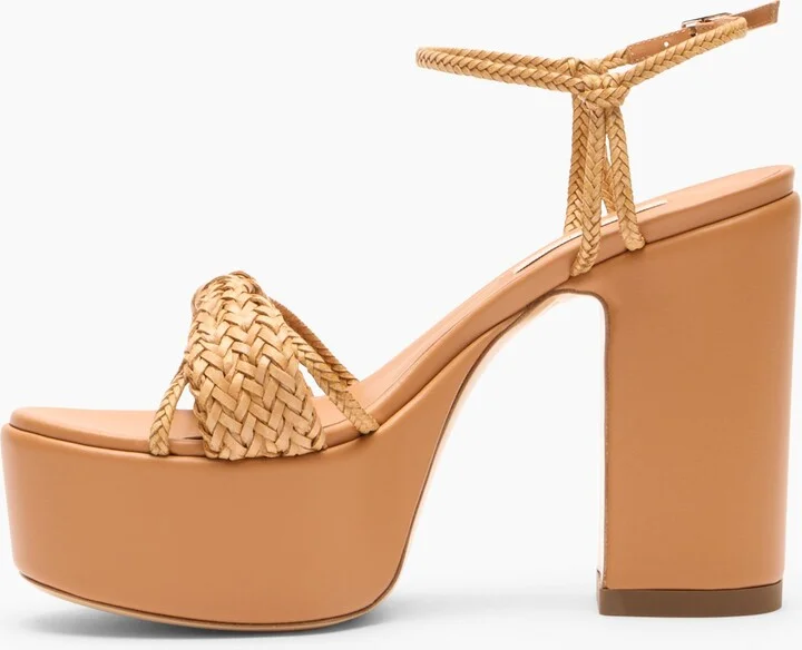 Casadei Marbella Wedge Isa Hanoi - Woman Wedges And Slides Natur 38.5 - Image 3