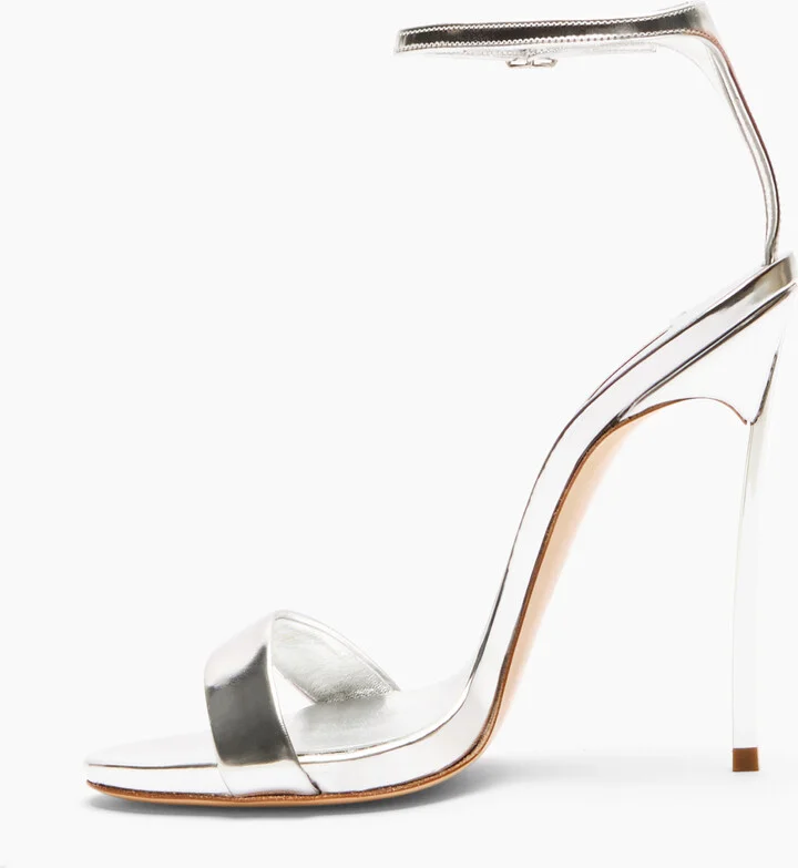 Casadei Marta Interstellar Sandals - Woman Sandals Silver 36.5 - Image 3