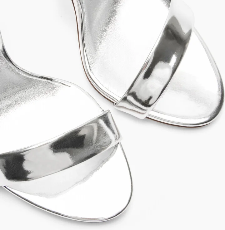 Casadei Marta Interstellar Sandals - Woman Sandals Silver 36.5 - Image 5