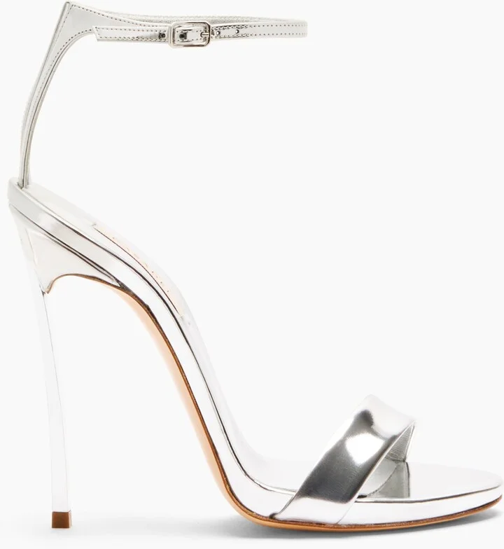 Casadei Marta Interstellar Sandals - Woman Sandals Silver 36.5