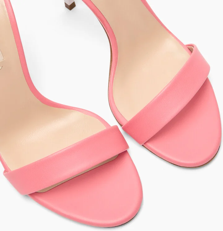 Casadei Marta Leather Sandals - Woman Sandals Coral 39 - Image 5