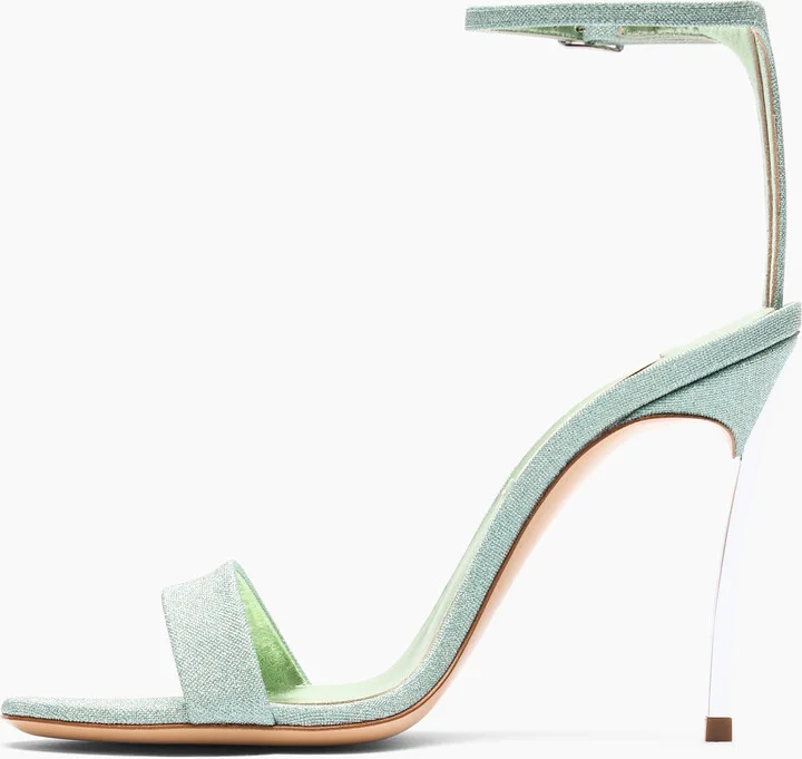 Casadei Marta Solar Eclipse Sandals - Woman Sandals Milk And Mint 39 - Image 3