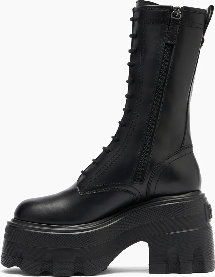Casadei Maxxxi Leather - Woman Ankle Boots Black 35.5 - Image 3