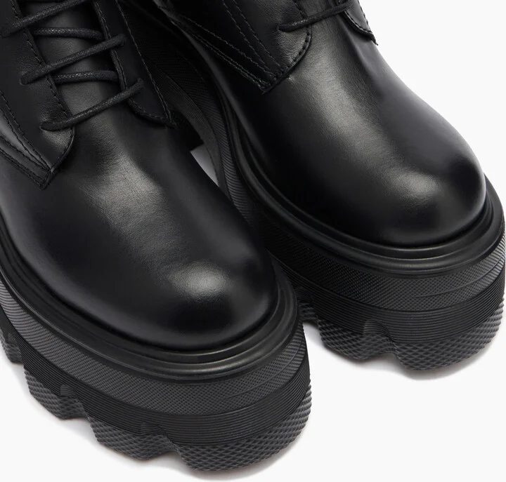 Casadei Maxxxi Leather - Woman Ankle Boots Black 35.5 - Image 5