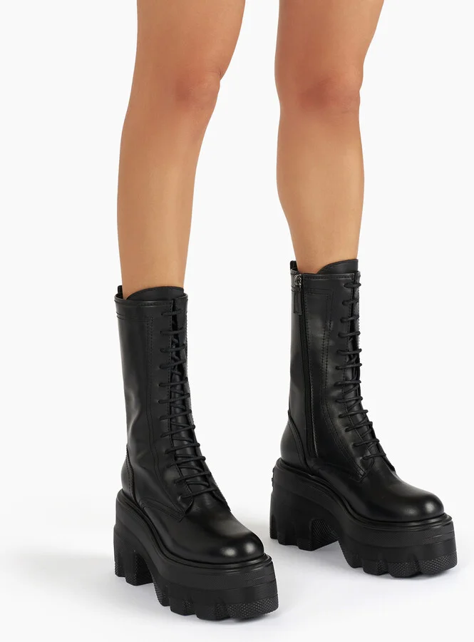 Casadei Maxxxi Leather - Woman Ankle Boots Black 35.5 - Image 6