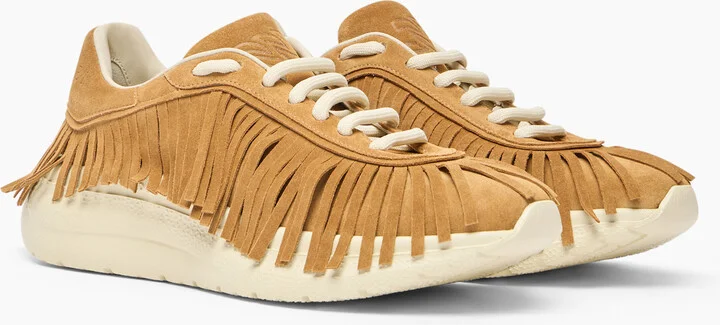 Casadei Mia Fringe Sneakers - Woman Sneakers Honey 36 - Image 2