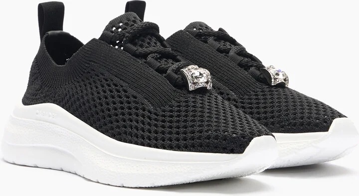 Casadei Mia Knit Running - Woman Sneakers Black 39 - Image 2