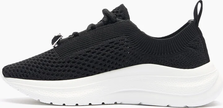 Casadei Mia Knit Running - Woman Sneakers Black 39 - Image 3