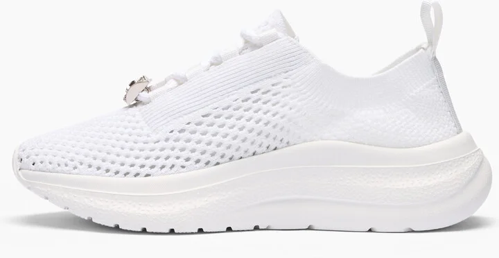 Casadei Mia Knit Running - Woman Sneakers White 37 - Image 3