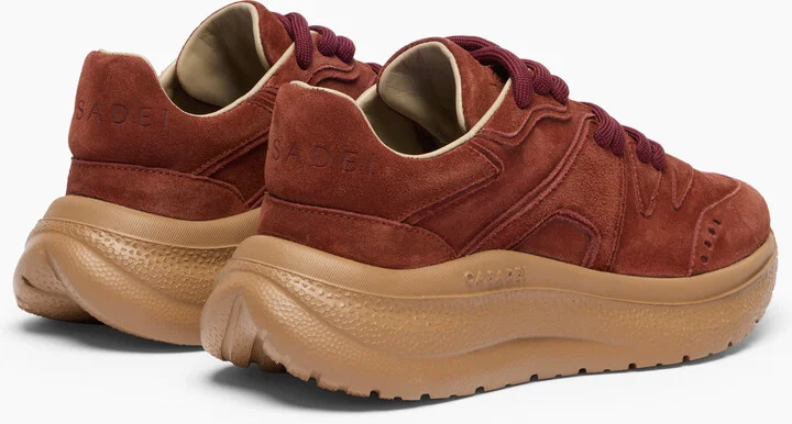 Casadei Mia Sneakers - Woman Sneakers Rust 35.5 - Image 4