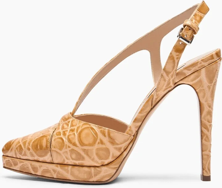 Casadei Michelle Jurassic Sandals - Woman Platforms Toffee 40 - Image 3