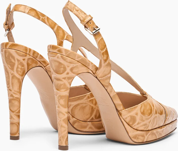 Casadei Michelle Jurassic Sandals - Woman Platforms Toffee 40 - Image 4