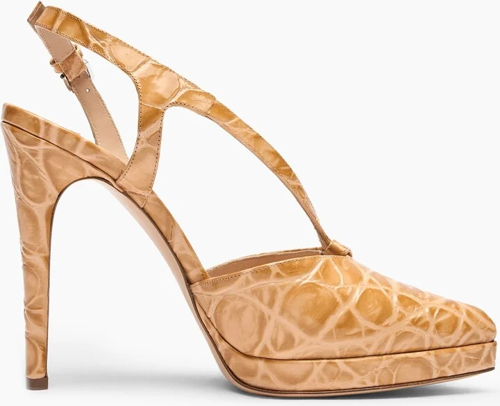 Casadei Michelle Jurassic Sandals - Woman Platforms Toffee 40