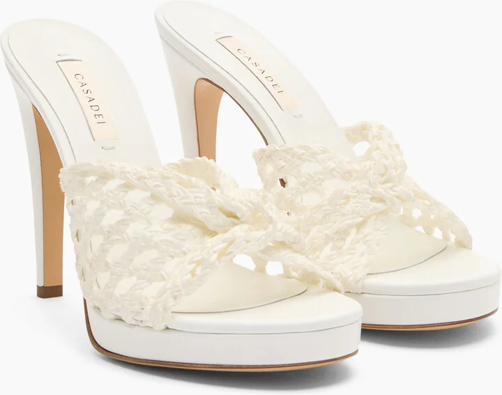 Casadei Michelle Lovers Versilia - Woman Mules White 36 - Image 2