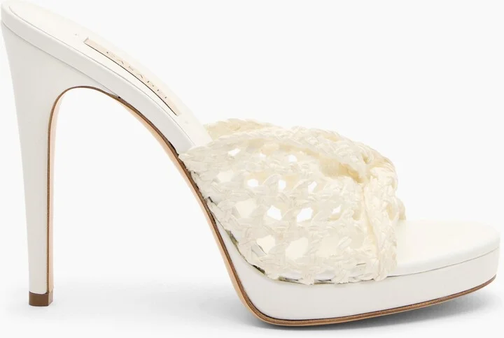 Casadei Michelle Lovers Versilia - Woman Mules White 36