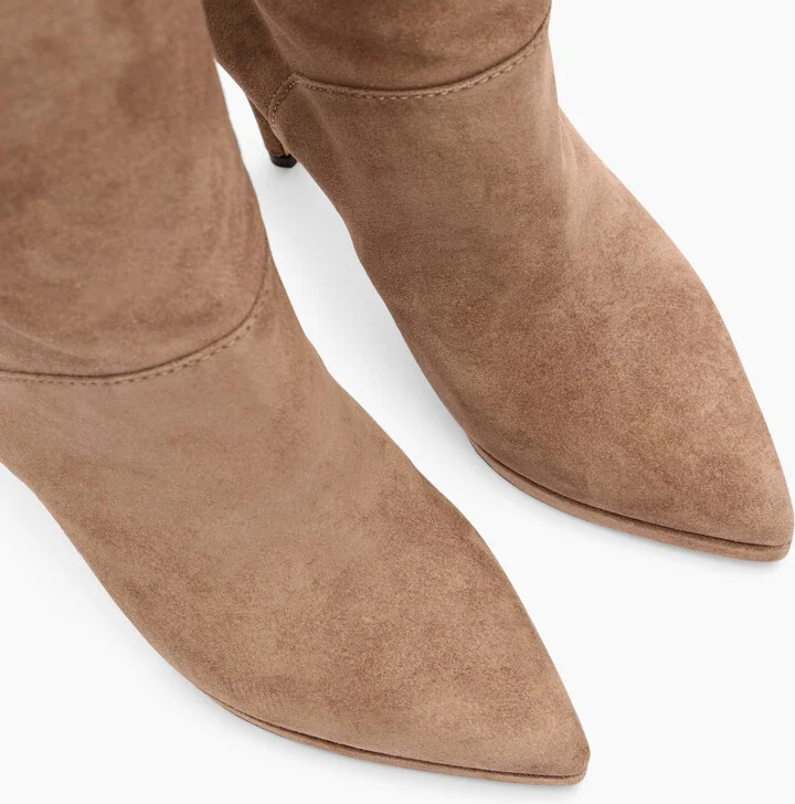 Casadei Michelle Over The Knee - Woman Over The Knee Boots Caribou 35 - Image 5