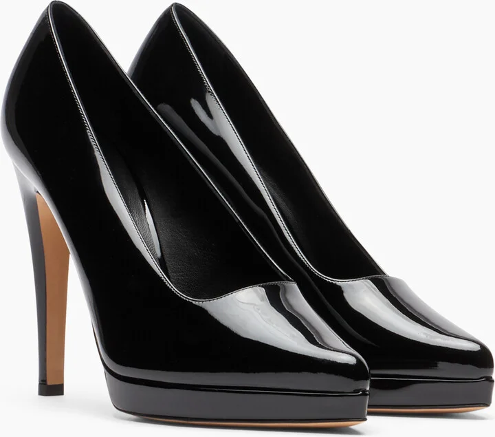 Casadei Michelle Platform Pumps - Woman Pumps And Slingback Black 37 - Image 2