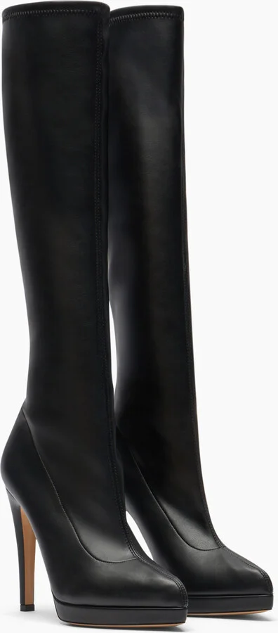 Casadei Michelle To The Knee Boot - Woman High Boots Black 37.5 - Image 2