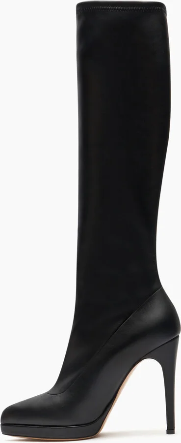 Casadei Michelle To The Knee Boot - Woman High Boots Black 37.5 - Image 3