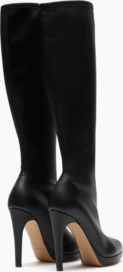 Casadei Michelle To The Knee Boot - Woman High Boots Black 37.5 - Image 4