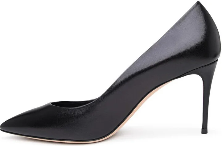 Casadei Minorca Pumps In Black Leather - Image 3