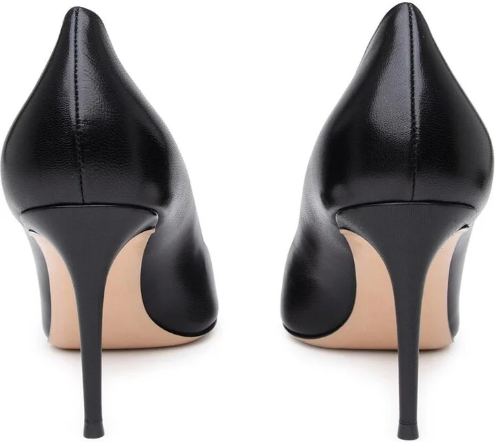 Casadei Minorca Pumps In Black Leather - Image 4