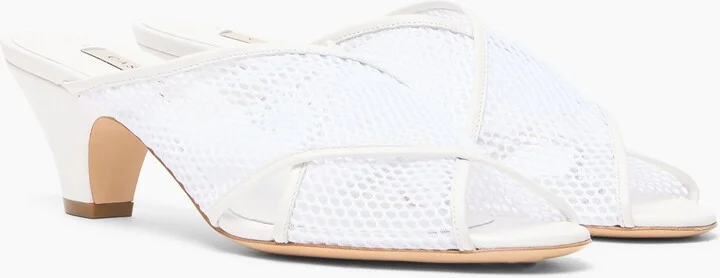 Casadei Muni Net Mules - Woman Mules White 40 - Image 2