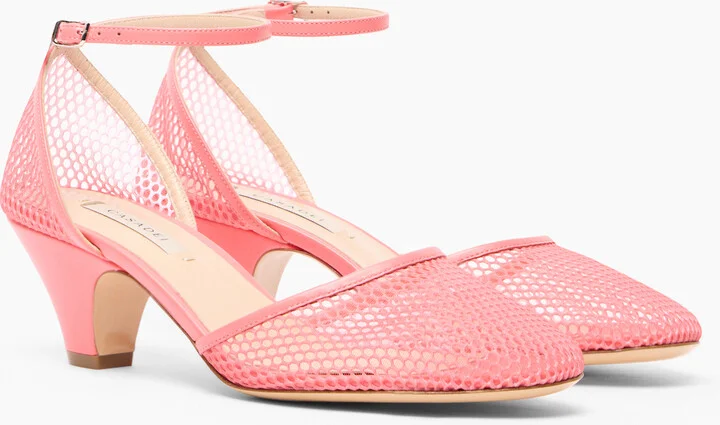 Casadei Muni Net Pumps - Woman Pumps And Slingback Coral 36 - Image 2