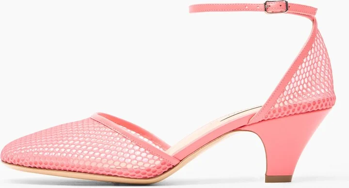 Casadei Muni Net Pumps - Woman Pumps And Slingback Coral 36 - Image 3