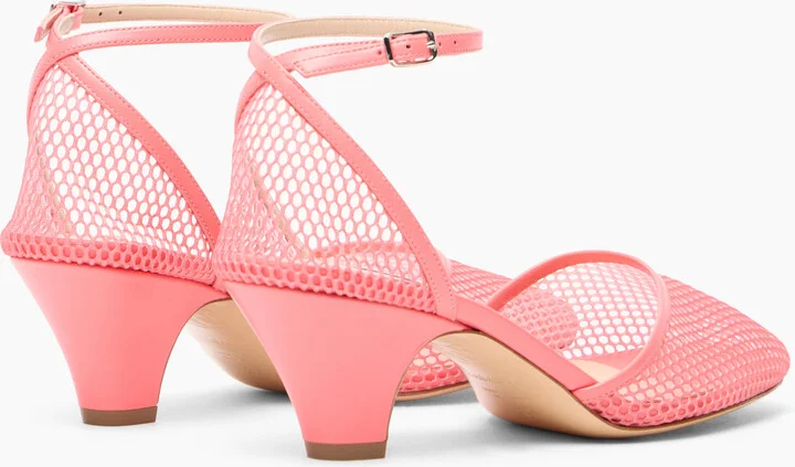 Casadei Muni Net Pumps - Woman Pumps And Slingback Coral 36 - Image 4
