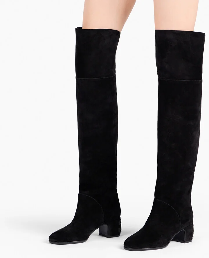 Casadei Muni Nomad Over The Knee - Woman Over The Knee Boots Black 39 - Image 6